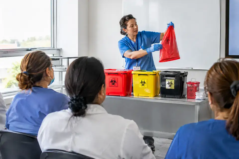 Capacitación en manejo de residuos de establecimientos de salud
